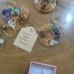 7 chakra tree of life copper pendant