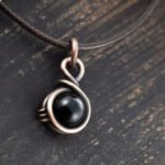Black onyx pendant