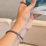 Blue sapphire ring and bracelet set