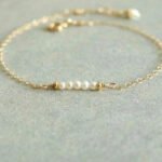 Freshwatee Pearl Minimalist Chain Bracelet