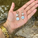 Freshwater pearl statement earrings