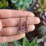 Gemstone earrings