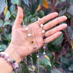 Mixed Gemstones Copper Necklace