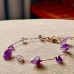 Amethyst Chain Bracelet