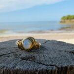 Emerald Copper Statement Ring
